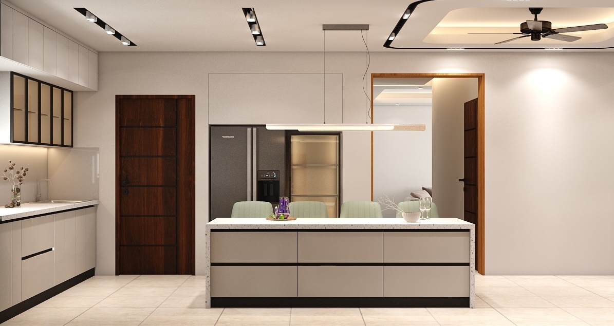 Designer Kitchen Island